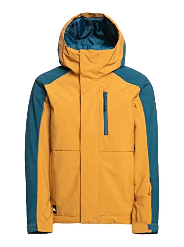 Quiksilver Mission Block - Funktionelle Schneejacke für Jungs 4-16 Braun