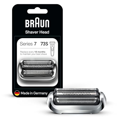 Braun Series 7 Scherkopf, Elektrorasierer, Ersatzscherteil kompatibel mit Rasierer Herren Serie 7 der neuen Generation, 73S, Silber, 1er Pack