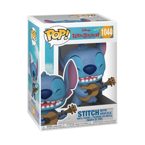 Funko Pop! Disney: Stitch mit Ukulele - Lilo and Stitch - Vinyl-Sammelfigur - Geschenkidee - Offizielle Handelswaren - Spielzeug Für Kinder und Erwachsene - Movies Fans - Modellfigur Für Sammler