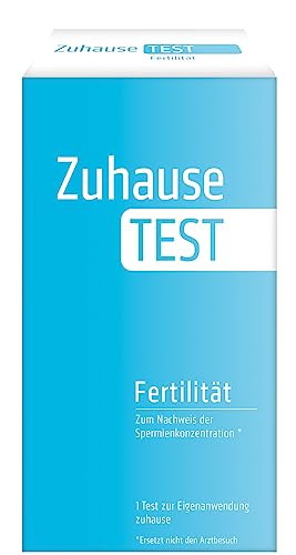 ZuhauseTEST Fertilität | Fruchtbarkeits-Schnelltest für Männer | Zeugungsfähigkeit Schnelltest für den Mann | Spermien Schnelltest