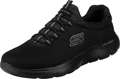 Skechers Herren Summits Sneakers, Schwarz, 44 EU