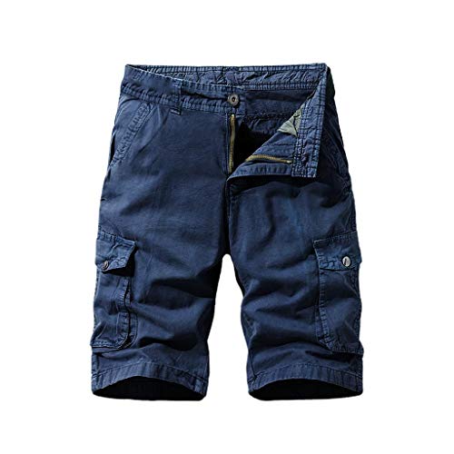 KaloryWee Herren Mode Sommer Shorts Pants Einfarbig Drucken Outdoor-Sportarten Männer Taktische Shorts Cargo Chino Hosen Klassisch