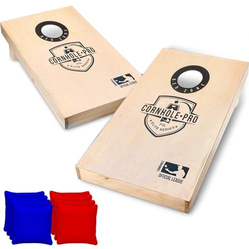 Original Offizielles Cornhole® | Amerikanisches Cornhole | Einfach zu transportieren | Offizielle Abmessungen | Premium Qualität | Outdoor und Strandspiel | OriginalCup®