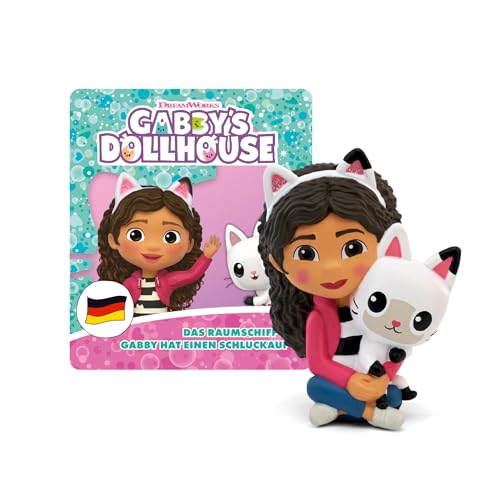 tonies Hörfigur für Toniebox, Gabby's Dollhouse – Das Raumschiff / Gabby hat einen Schluckauf, Hörspiel für Kinder ab 4 Jahren, Spielzeit ca. 43 Minuten