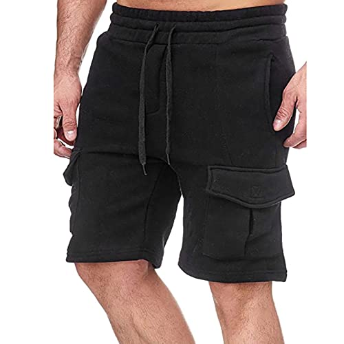 Hehiy Workwear Herren Klassische Mehrfachtaschen Cargo Shorts Tactical Shorts Herren Kurze Funktionshose Herren