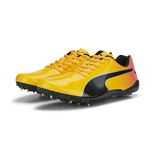 PUMA Herren Evospeed Prep Sprint 3 Turnschuhe, Sun Stream Sunset Glow Puma Black, 45 EU