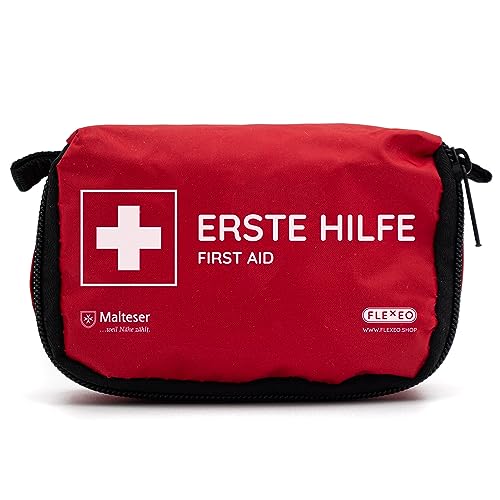 Mini Erste Hilfe Set - Outdoor - FLEXEO - Fahrrad - wandern - Reise - Klein - First Aid Kit - Unterwegs - Kinder - Klein