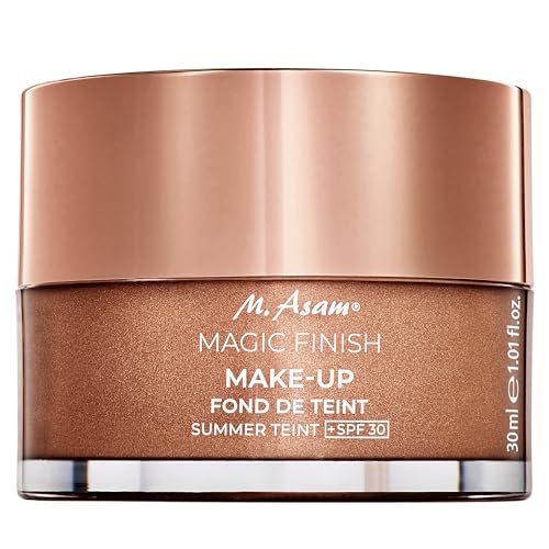 M. Asam Magic Finish Summer Teint Mit LSF 30 (30ml), 4-in-1 Primer, Make up, Puder & Concealer, Kaschiert, Gleicht Aus, Verschönert & Perfektioniert Deinen - Für Gebräunte Haut, vegan