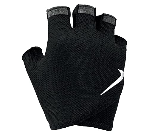 Nike Damen Gym Essential Fitnes Handschuhe, 010 Black/White, L