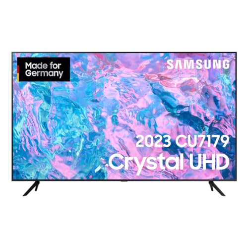 Samsung Crystal UHD CU7179 50 Zoll Fernseher (GU50CU7179UXZG, Deutsches Modell), PurColor, Crystal Prozessor 4K, Motion Xcelerator, Smart TV [2023]