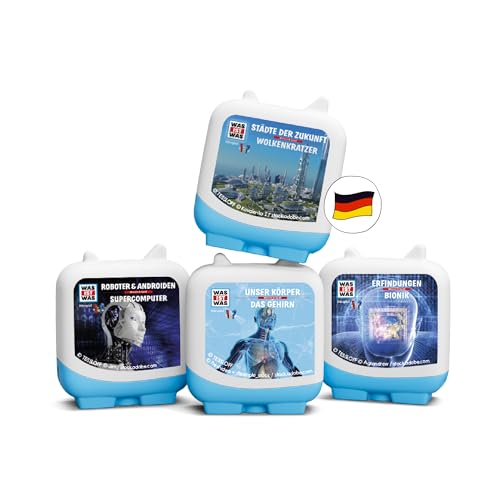 tonies Clever 4er Set was IST was für Deine Toniebox, Wissens-Hörspiel für Kinder ab 6 Jahren, Spielzeit je ca. 70 Minuten