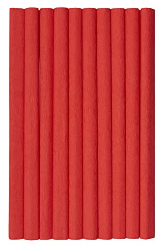 Krepppapier 50x200cm rot 10er Pack