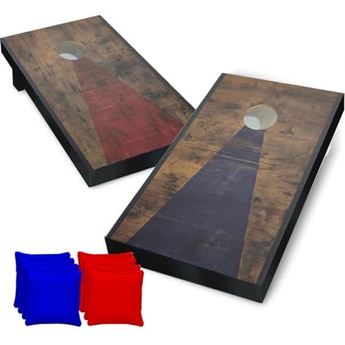 Original Offizielles Cornhole® | Amerikanisches Cornhole | Einfach zu transportieren | Offizielle Abmessungen | Premium Qualität | Outdoor und Strandspiel | OriginalCup®