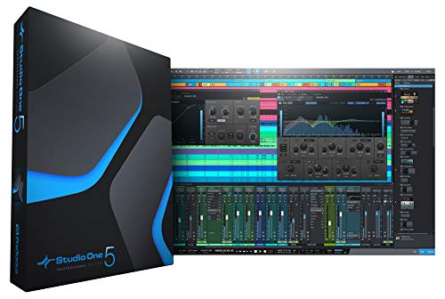 PreSonus Studio One 5 Professional, Upgrade von jeder Artist-Version (Karte Herunterladen), Komponieren, Aufnehmen, Produzieren, Mischen und Mastern mit einer preisgekrönten DAW