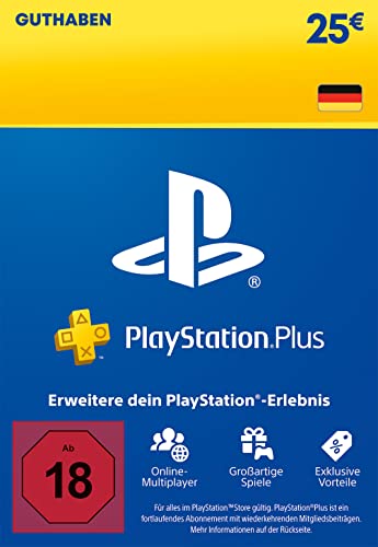 PlayStation Guthaben für PlayStation Plus Essential | 3 Monate | 25 EUR | PS4/PS5 Download Code - PSN deutsches Konto