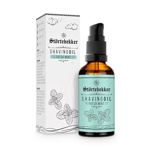 Störtebekker® Premium Rasieröl für Rasurvorbereitung - Rasur der Konturen - 50ml Shaving Oil - Rasier Öl Herren mit angenehmen Duft - After Shave Herren - Hochwertige Inhaltsstoffe - Made in Germany