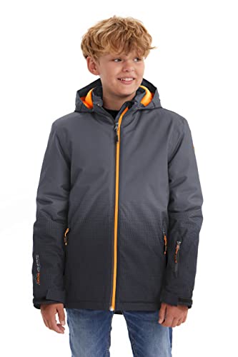 Killtec Jungen lynge by jckt Funktionsjacke Mit Kapuze Und Schneefang, Anthrazit, 152 EU