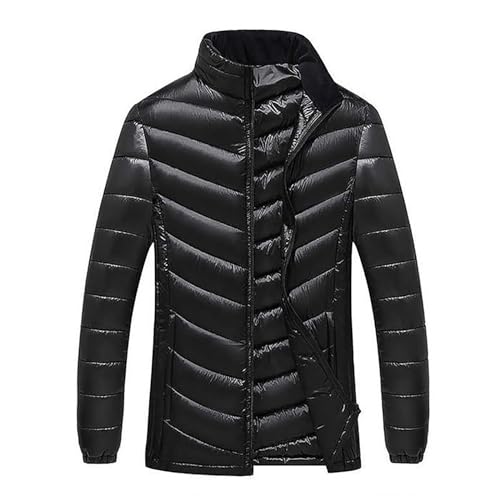 SRZYMJ Jacke Herren Winter Warm Dicker Übergangsmantel Wintermantel Parka Übergangsjacke Leicht Freizeitjacke Outdoor Jacket Funktionsjacke Leicht Softshelljacke Sweatjacke Steppjacke Fleecejacke