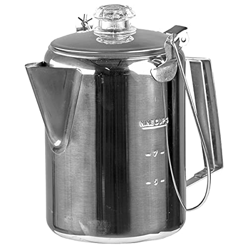 Mil-Tec Unisex – Erwachsene M.Percolator Kaffeekanne, Schwarz, Einheitsgröße