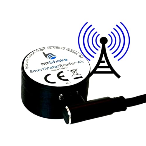 bitShake SmartMeterReader - AIR | WiFi | TASMOTA vorinstalliert | WLAN | MQTT | IR Lesekopf