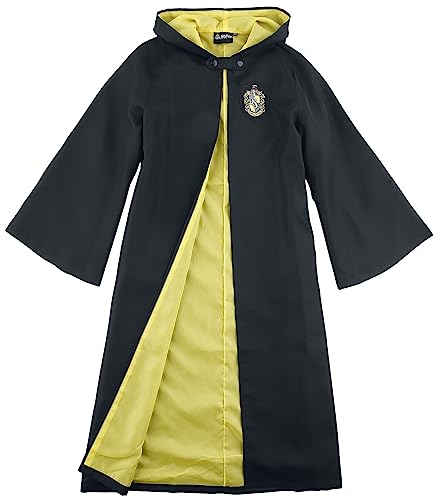 Harry Potter Kids - Hufflepuff Unisex Kinder Mantel schwarz 122/128