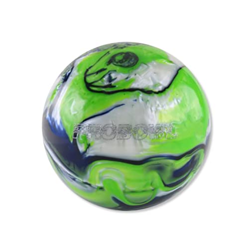 EMAX | Bowling Ball - Pro Bowl Spareball | Bowlingkugel Polyester Poliert | Bowlingbälle für Damen Herren Kids Erwachsene | Räumball Hobby- und Freizeitspieler*innen | Grün/Blau/Silber | 10 LBS