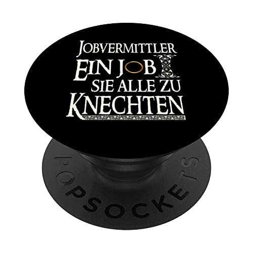 Jobvermittler ein Job sie zu Knechten Lustiges Job PopSockets mit austauschbarem PopGrip