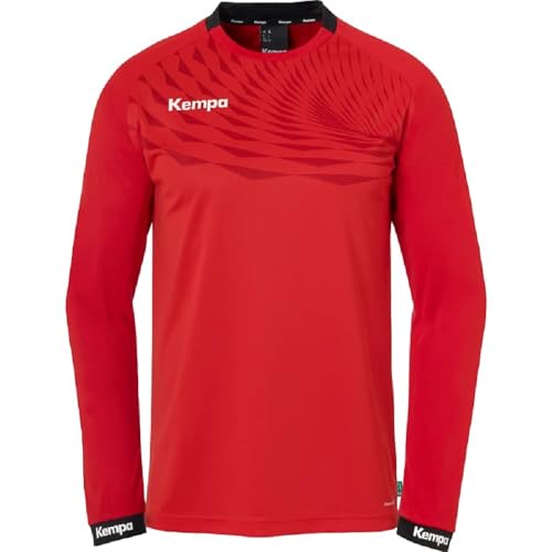 Kempa Wave 26 Longsleeve Unisex Sport Langarmshirt Sport-Pullover Handball Torwart-Trikot Langarm-Pullover für Handball Volleyball Indoor - elastisch und schnelltrocknend, Handball-Trikot