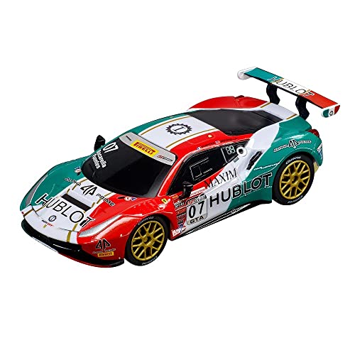 Carrera GO!!! Ferrari 488 GT3 Squadra Corse Garage Italia No.7 I Rennbahnen und lizensierte Slotcars | bis zu 2 Spieler | Für Jungs und Mädchen ab 6 Jahren & Erwachsene