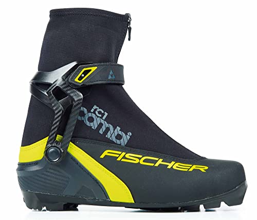 Fischer RC1 Combischuhe, Black-Yellow, EU 45