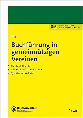 Buchführung in gemeinnützigen Vereinen