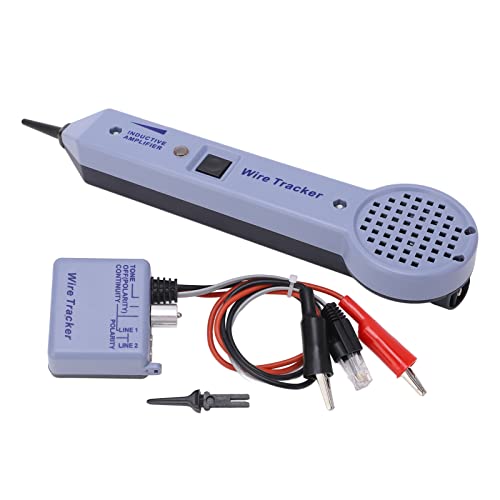 200EP Wire Tracer Kit Netzwerk Wire Tracer Circuit Tester Kabelverfolgungstester Kit Eingangsimpedanz 100 MOhm Audio Einstellbarer Induktionsverstärker Kabeltonerdetektor 30 DB