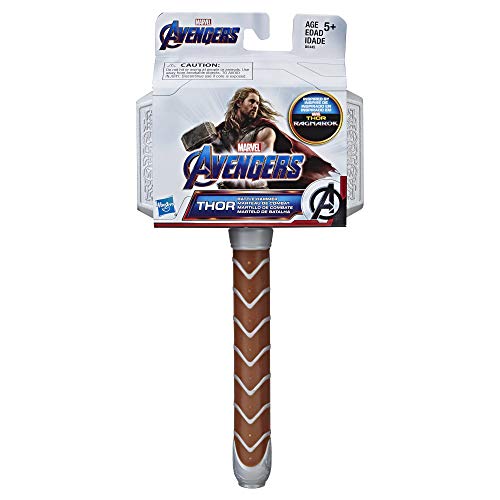 Hasbro B0445EUD Marvel Thors Hammer Rollenspiel Spielzeug, Waffen-Accessoire inspiriert durch den Superhelden aus den Marvel Comics, Für Kids ab 5 Jahren