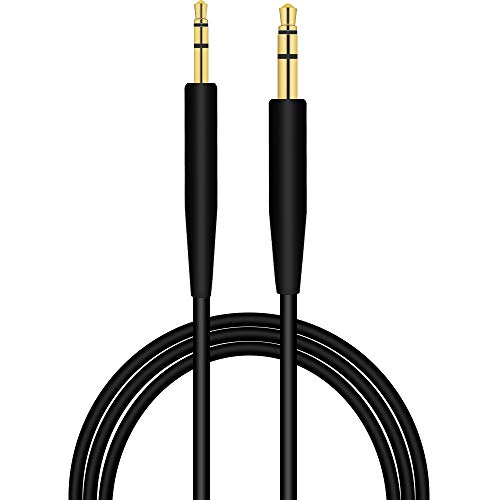 Omivine 3,5 mm - 2,5 mm Aux Kabel, Bose Kopfhörerkabel, Ersatz Männlicher Stereokabel, Kopfhörer Audiokabel kompatibel mit Bose QC 35 / QC35 II / QC25 / OE2, JBL E45BT E55BT E65BTNC-1,5 m / 5 ft