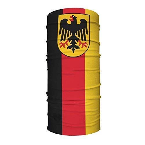 Deutsches Deutschland Flagge Quick Dry Headwear Outdoor Magic Bandana Hals Snood Head Wrap Stirnband Schal Gesichtsmaske Ultra Soft Elastic Kopftuch