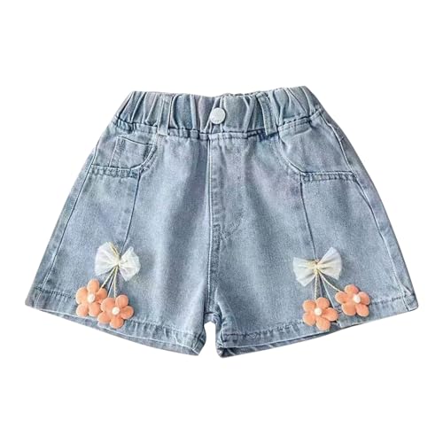 biJerou Sommerliche dünne Denim-Jeans für Kinder, modische Shorts Kinder Hosen Jungs 98 (G, 13 Years)