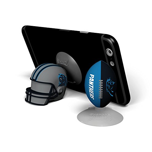 NFL Sports Suckerz Carolina Panthers Football & Helmet Phone Stand