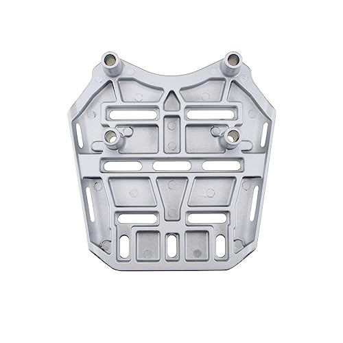 Motorrad Solo Sitz Gepäckträger Stützrega Geändert Motorrad Hinten Gepäck Rack Halterung Bord Schwanz Rack Top Box Fall Zubehör Für HON-DA PCX 125 PCX 150 2014-2019 (Color : Silver)