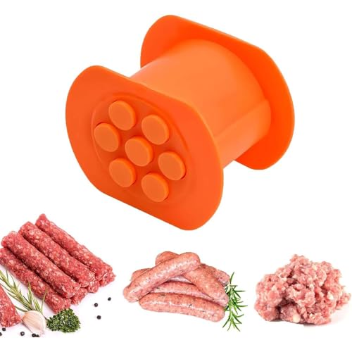 Cevapcici Presse, Cevapcici, Cevapcici Maker, Hot Dog Maker, Hot Dog, Hot Dog Maschine, Cevapcici Maschine, Manual Cevapcici Maker Für Hausgemachte Würste (Orange)