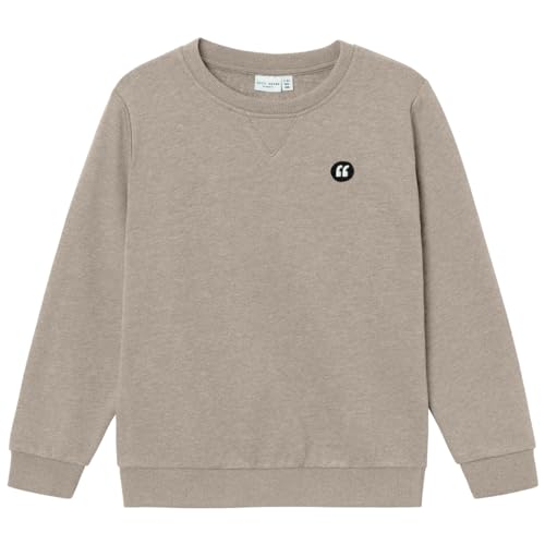 NAME IT Jungen Nkmvimo Ls Sweat Bru Noos, Pure Cashmere, 134-140