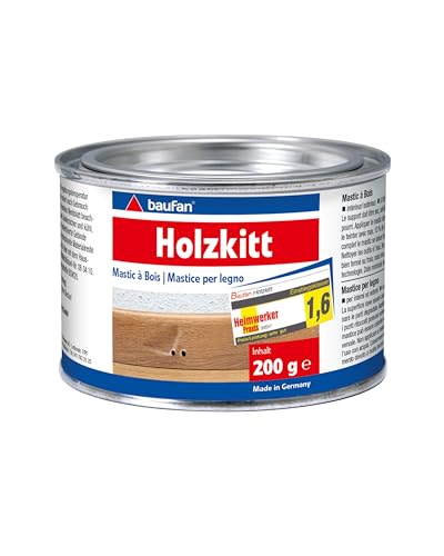 Baufan Holzkitt, gebrauchsfertige Füllmasse, 200 g