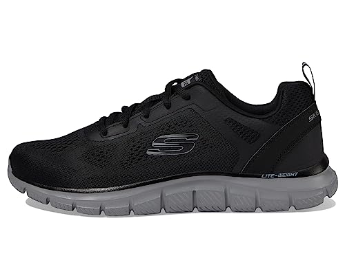 Skechers Herren Track BROADER Stiefel, Schwarz, 41.5 EU