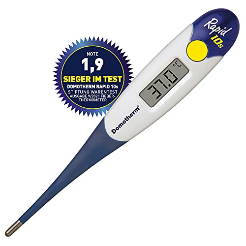 Domotherm Rapid 10s - Fieberthermometer zur Messung der Körpertemperatur in nur 10 Sekunden