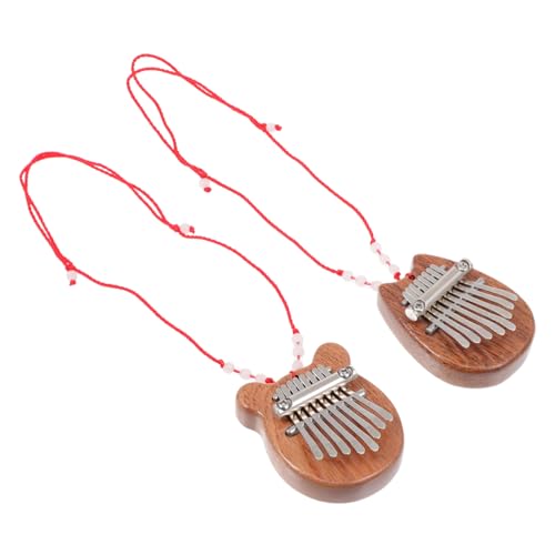 BESTonZON 1 Satz 8 Ton Daumenklavier Kleine Kalimba Anfänger Fingerklavier Anfänger Kalimba Tragbares Musikinstrument Kindermusikspielzeug Musikinstrumentenversorgung Musikspielzeug