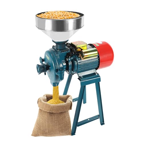 2200W Elektrisch Getreidemühle Kornmühle, Schrotmühle Zerkleinerer Grain Mill, Elektrischemühle Getreidemühle Maschine Zerkleinerer für Getreide Mais Stroh Futter Schrotmühle