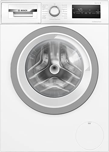 Bosch WAN28K23, Serie 4, Waschmaschine, 1-8kg, 1400 UpM, Maximale Energie- und Wasserersparnis, Hygiene Plus, Speed Perfect, Nachlegefunktion, AquaStop, Amazon Exclusive Edition