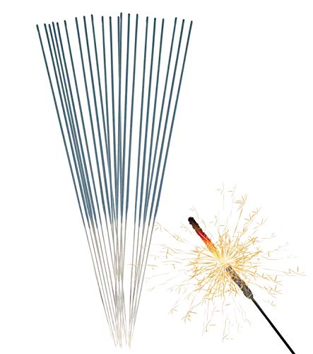 happy sparks® 250x Wunderkerzen 28 cm - Sternspritzer für Partys & Feuerwerk & Geburtstag & Hochzeit Kat. F1 für Jugendlichen & Kinder Jugendfeuerwerk