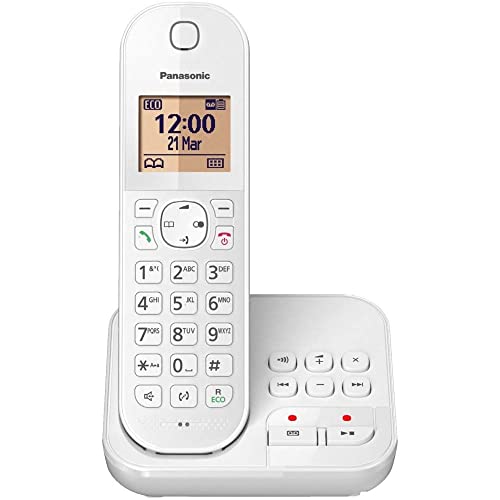 Panasonic KX-TGC 420 GW, schnurloses Telefon mit Anrufbeantworter, Weiß