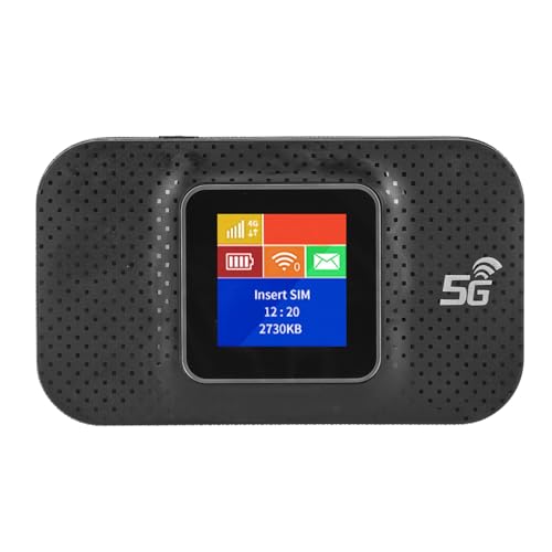 4G LTE Mobiler Hotspot-Router, Tragbarer Hochgeschwindigkeits-Hotspot mit Micro-SIM-Kartensteckplatz, 1,44-Zoll-Farbbildschirm, WLAN-Hotspot-Router für Telefon, Tablet, Laptop