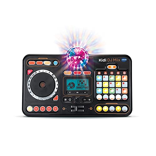 VTech Kidi DJ Mix – 10-in-1 DJ-Mischpult mit Jog-Wheel und vielen Effekten zum Bearbeiten der Musik – Für Kinder von 6-12 Jahren